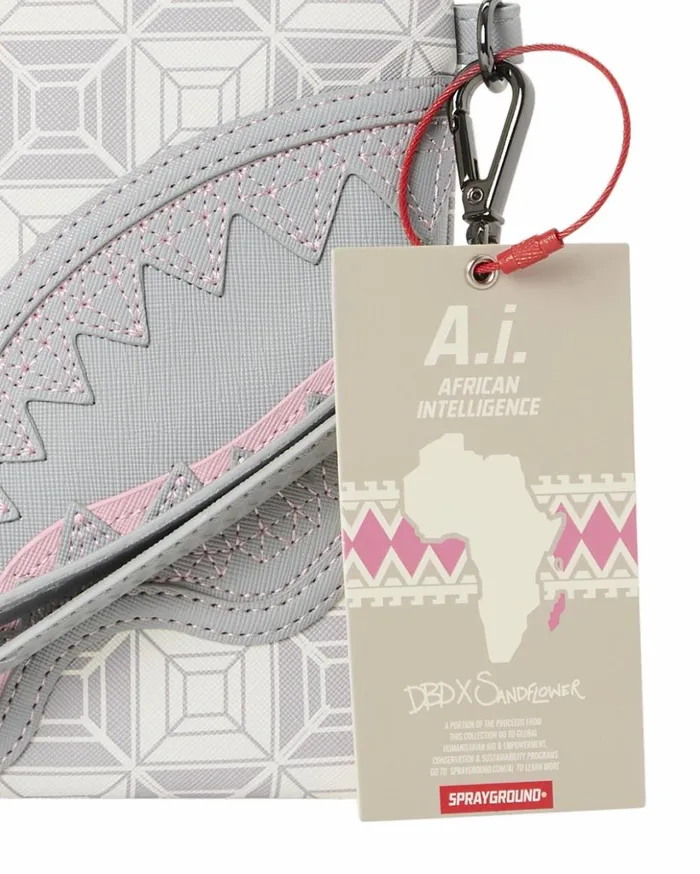 AI8 AFRICAN INTELLIGENCE BOOKED and BUSY CROSSOVER CLUTCH Bags SPRAYGROUND