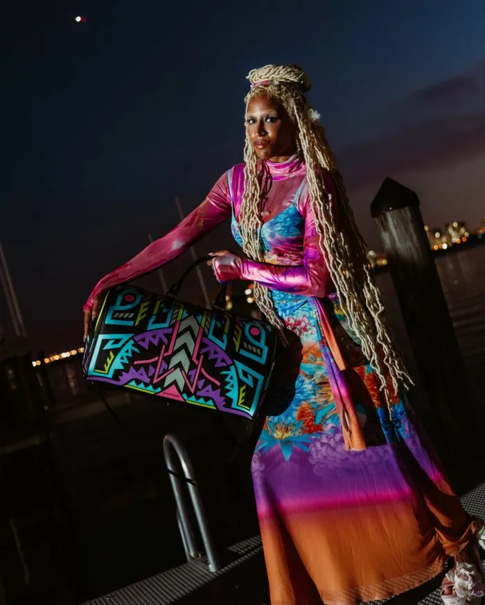 AI PATH TO THE FUTURE III DUFFLE 8211 SANDFLOWER COLLAB GLOW IN THE DARK Bags SPRAYGROUND