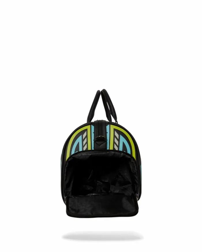 AI PATH TO THE FUTURE III DUFFLE 8211 SANDFLOWER COLLAB GLOW IN THE DARK Bags SPRAYGROUND