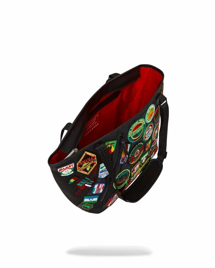 AI THE 54 PATCHES OF AFRICA CARGO TOTE Bags SPRAYGROUND