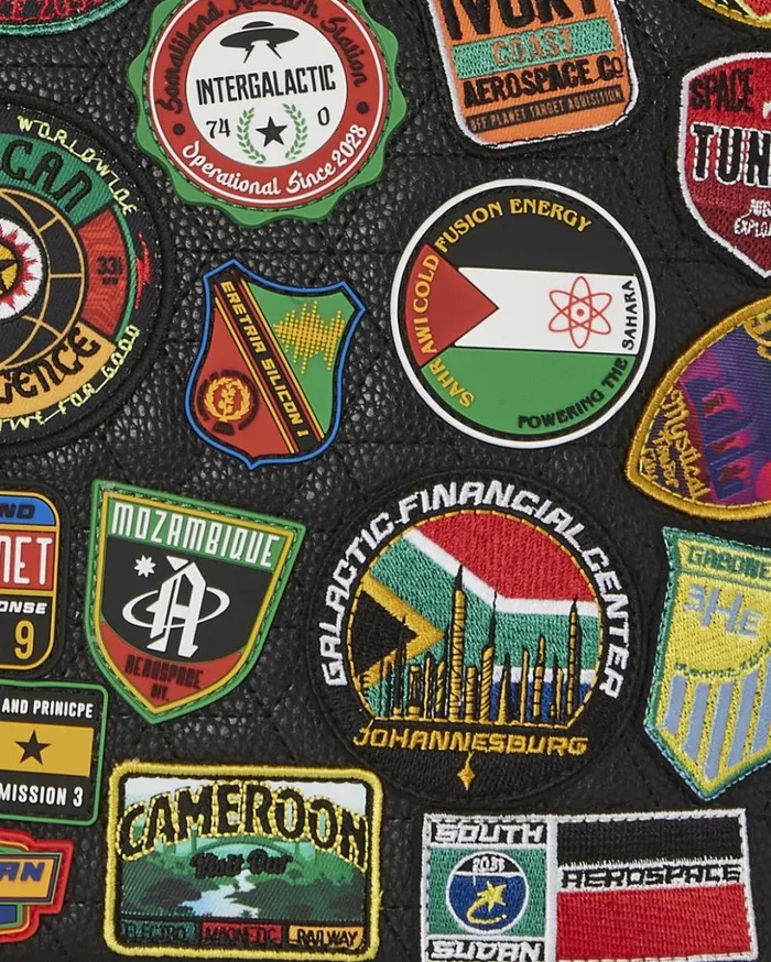 AI THE 54 PATCHES OF AFRICA CARGO TOTE Bags SPRAYGROUND