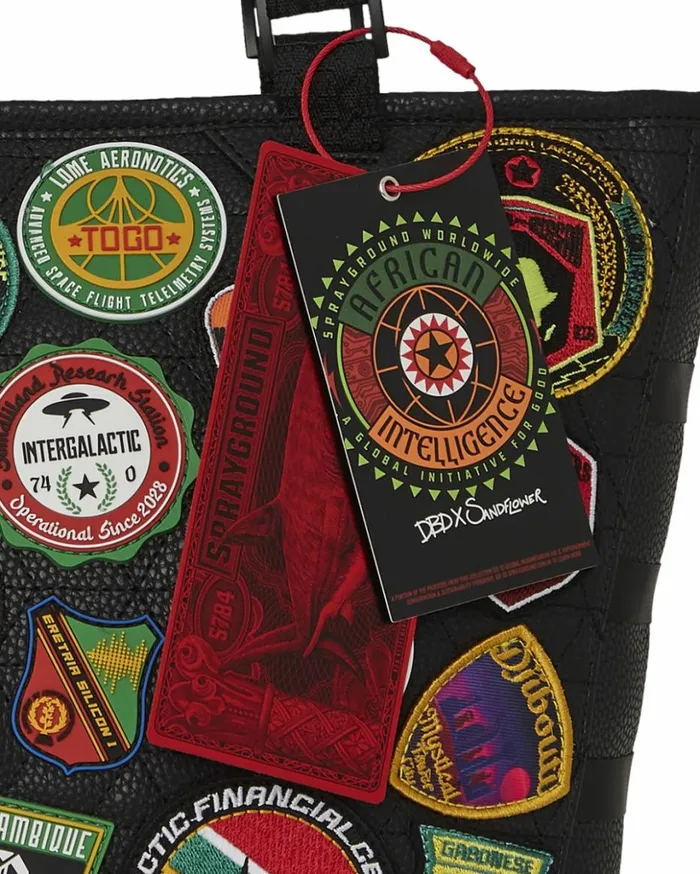 AI THE 54 PATCHES OF AFRICA CARGO TOTE Bags SPRAYGROUND