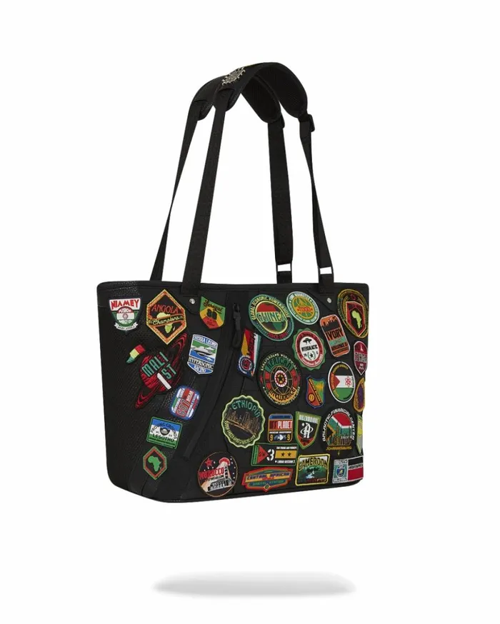 AI THE 54 PATCHES OF AFRICA CARGO TOTE Bags SPRAYGROUND