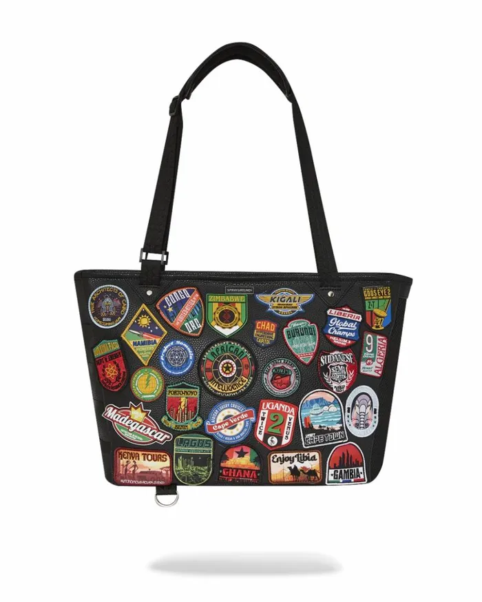 AI THE 54 PATCHES OF AFRICA CARGO TOTE Bags SPRAYGROUND