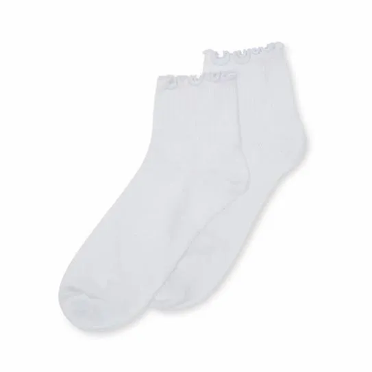 Accessories LETTUCE EDGE ANKLET WHITE White Steve Madden Socks and Tights