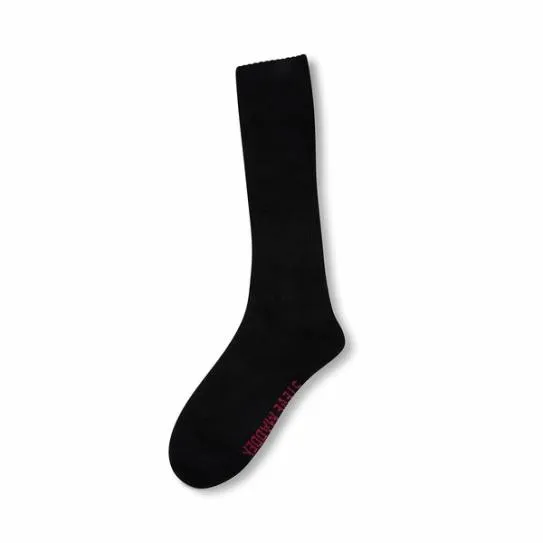 Accessories SLOUCHY RIBBED CREW SINGLE BLACK Black Steve Madden Socks and Tights