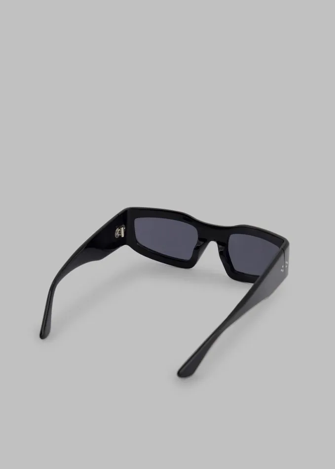 Accessories WomenMen The Frankie Shop Port Tanger Andalucia Sunglasses 8211 Black AcetateBlack Lens