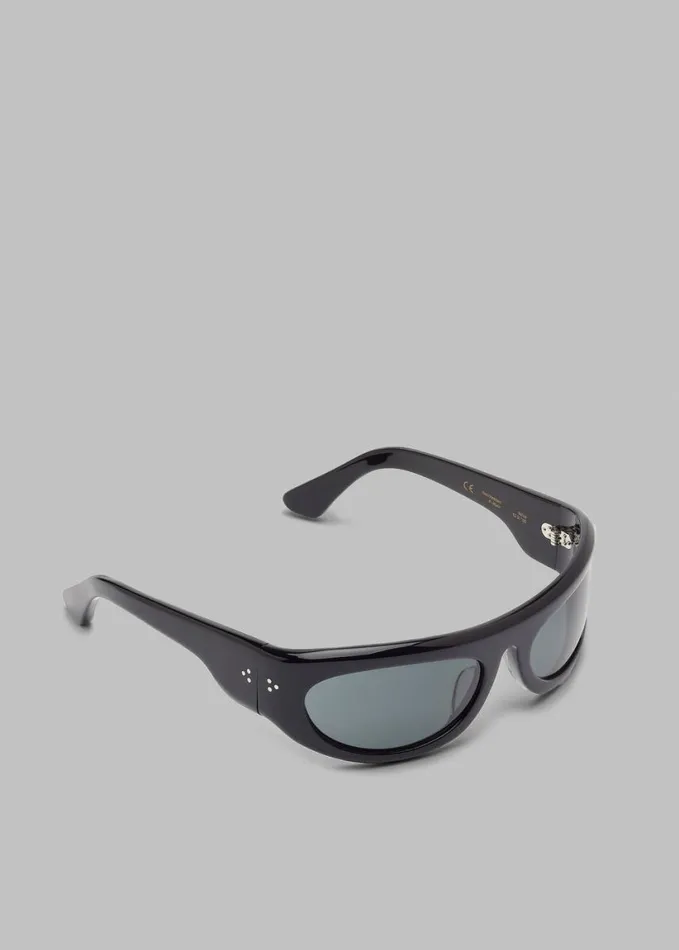 Accessories WomenMen The Frankie Shop Port Tanger Safaa Sunglasses 8211 Black AcetateBlack Lens