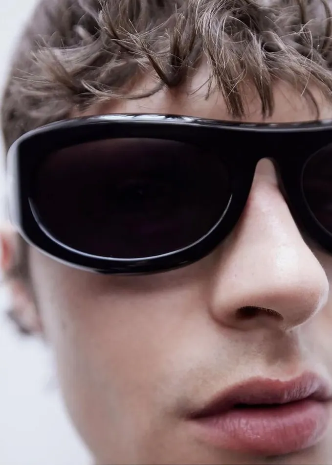 Accessories WomenMen The Frankie Shop Port Tanger Safaa Sunglasses 8211 Black AcetateBlack Lens