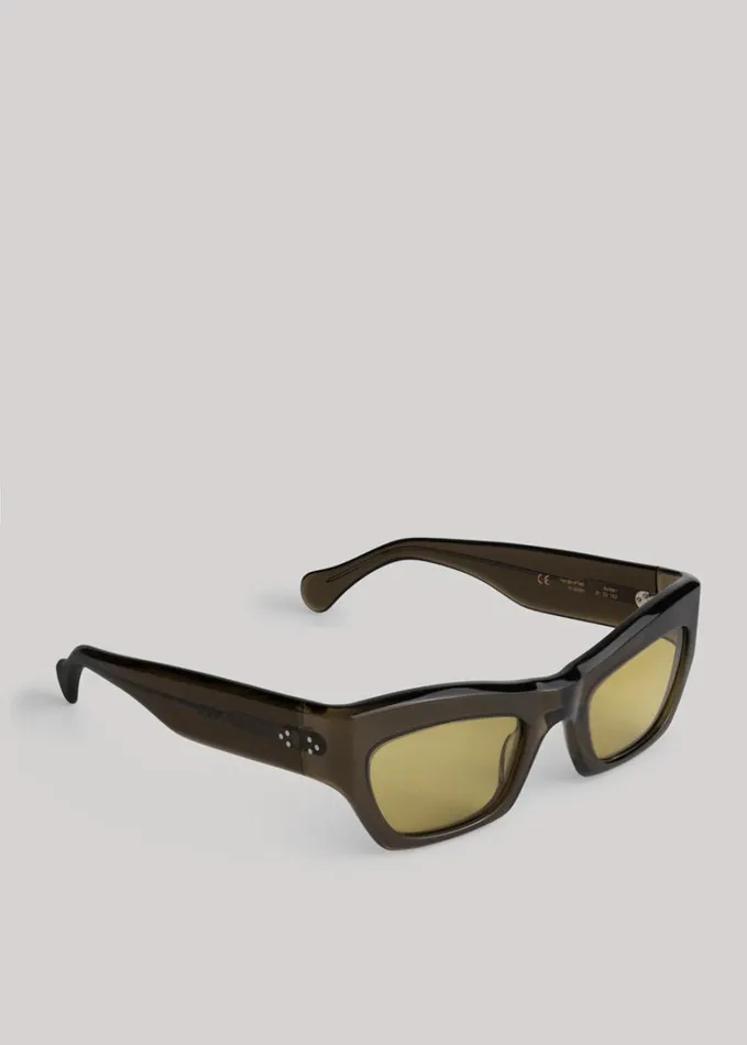 Accessories Women The Frankie Shop Port Tanger Ayreen Sunglasses 8211 Cardamom