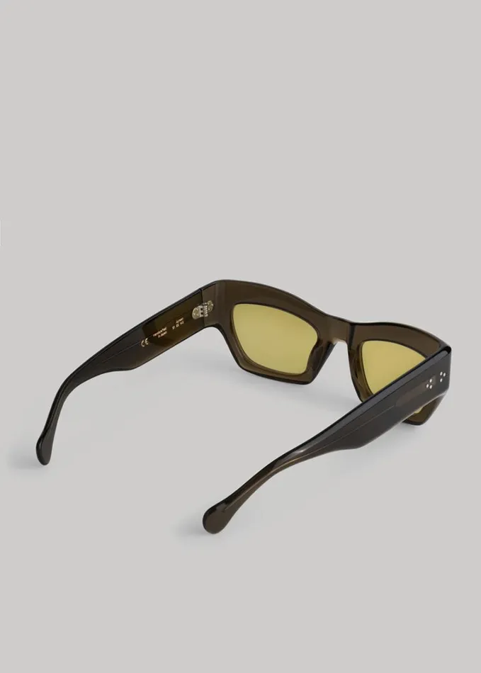 Accessories Women The Frankie Shop Port Tanger Ayreen Sunglasses 8211 Cardamom