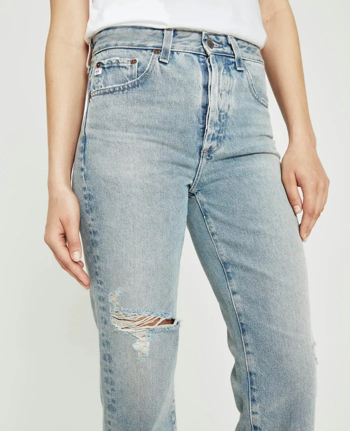AG Jeans Denim Women Alexxis Crop 21 YEARS ROAD TRIP DESTRUCTED