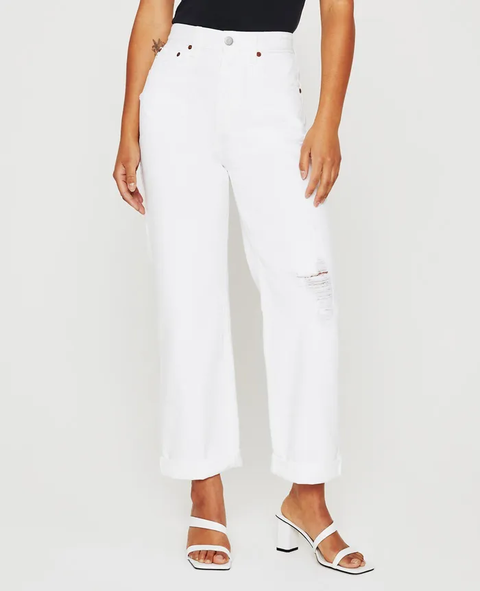 AG Jeans Denim Women Knoxx AUTHENTIC WHITE DESTRUCTED AG Jeans Denim Women Knoxx AUTHENTIC WHITE DESTRUCTED