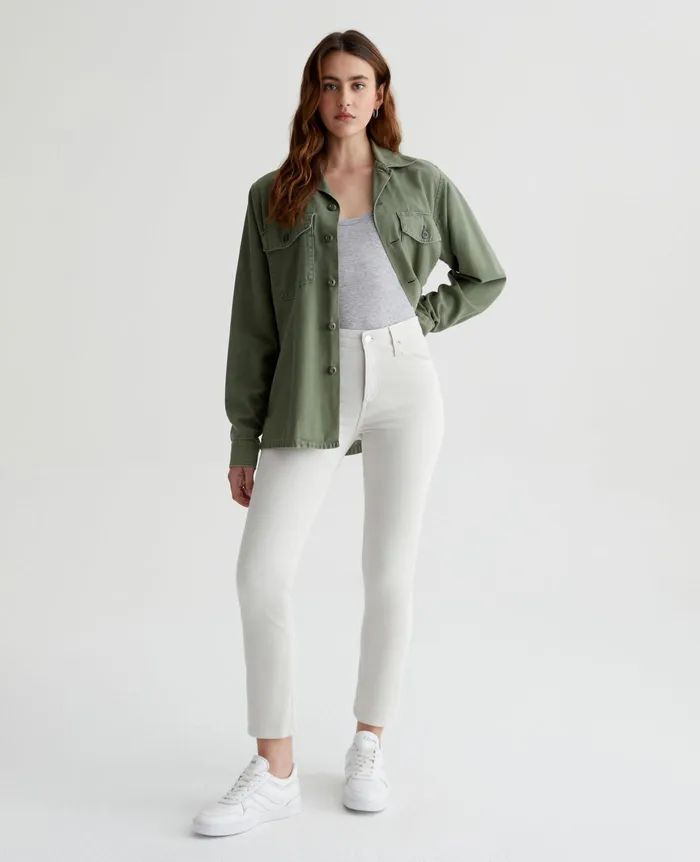 AG Jeans Denim Women Mari Crop FADE TO GRAYE