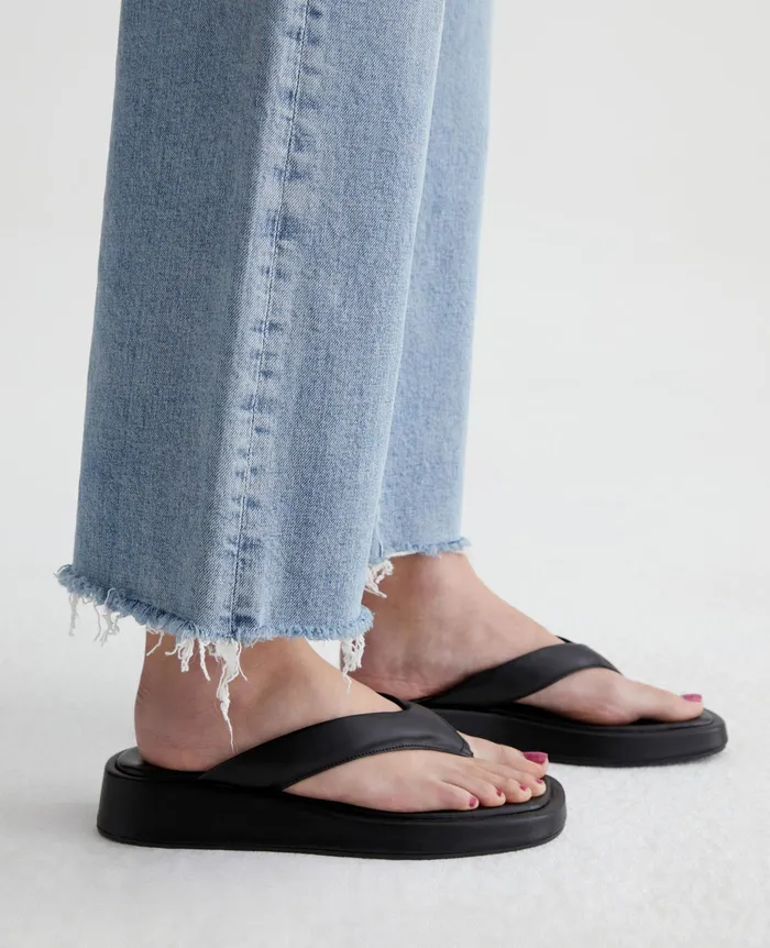 AG Jeans Denim Women Saige Wide Leg Crop WINDSWEPT