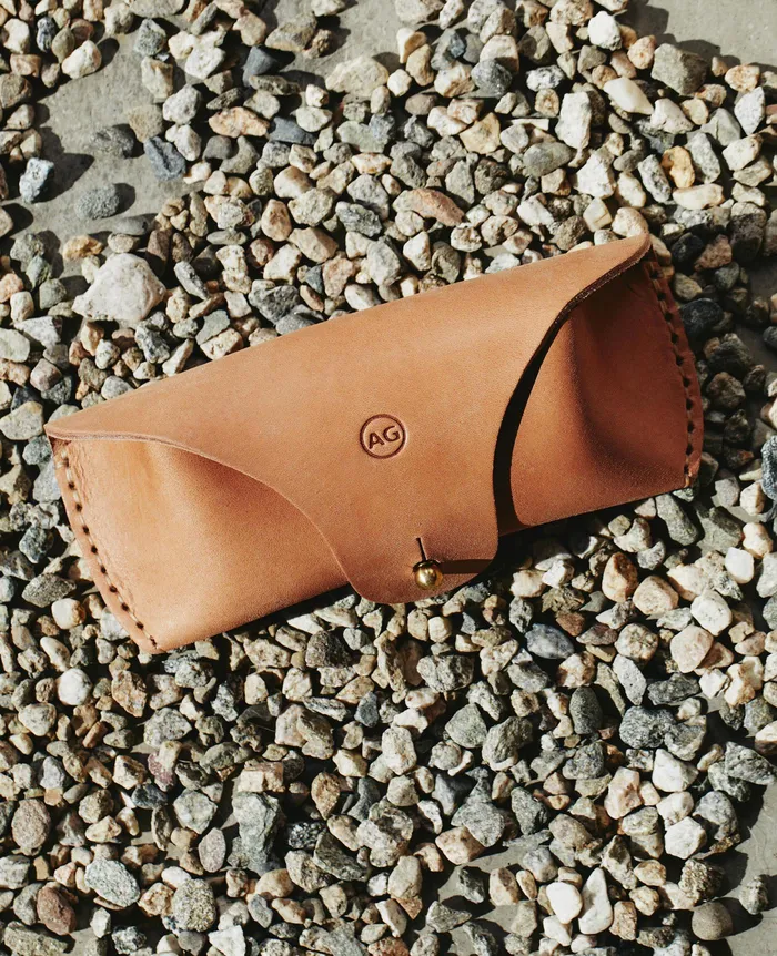 AG Jeans Leather Goods WomenMen AG Eyeglass Case NATURALBRASS