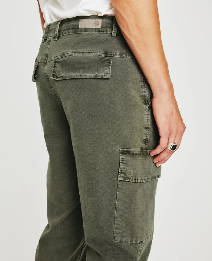 AG Jeans Pants Men Wells Cargo SULFUR ARMORY GREEN