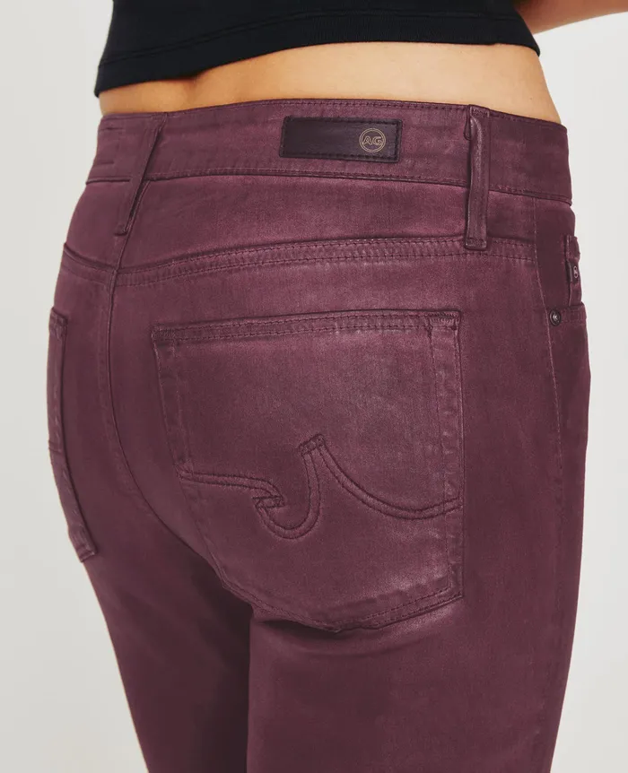 AG Jeans Pants Women Farrah Skinny LTT LT MAROON PEAK AG Jeans Pants Women Farrah Skinny LTT LT MAROON PEAK