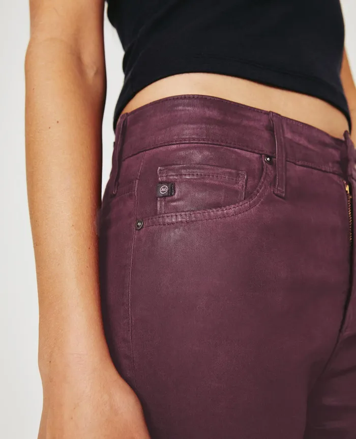 AG Jeans Pants Women Farrah Skinny LTT LT MAROON PEAK AG Jeans Pants Women Farrah Skinny LTT LT MAROON PEAK