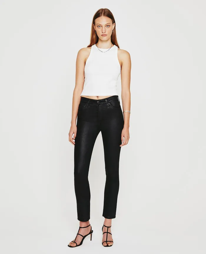 AG Jeans Pants Women Mari LTT LT SUPER BLACK