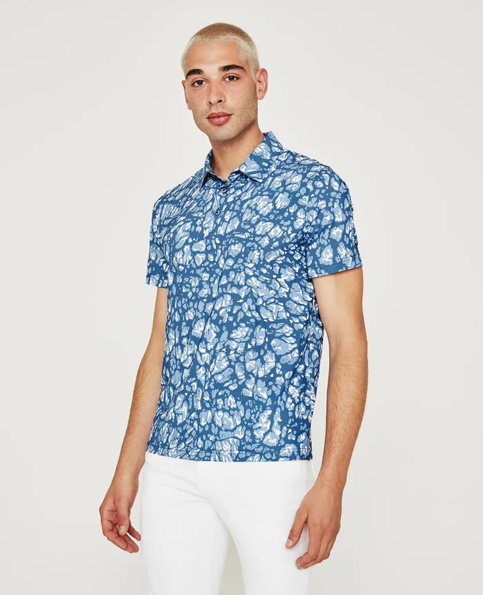 AG Jeans Polos Men Bryce Polo AG PEBBLE GREY