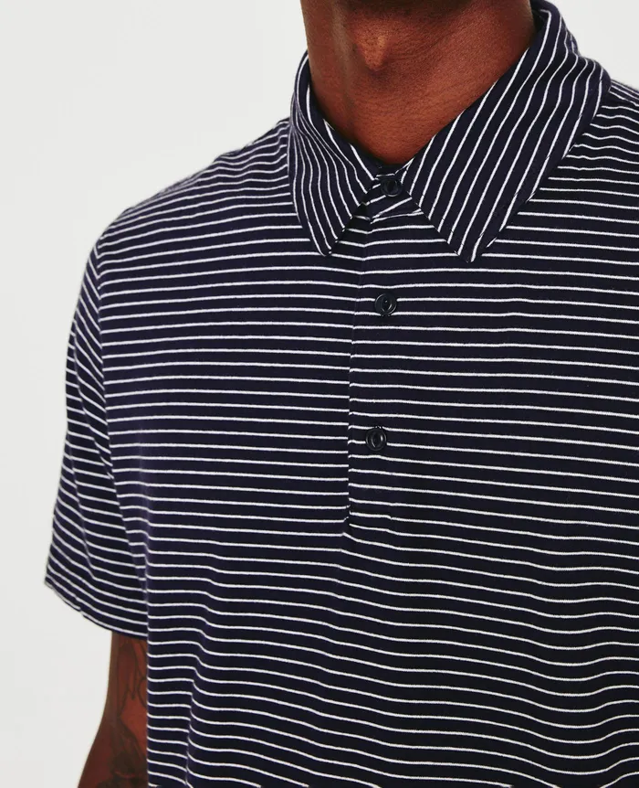 AG Jeans Polos Men Bryce Polo DEEP AEGEANTRUE WHITE AG Jeans Polos Men Bryce Polo DEEP AEGEANTRUE WHITE
