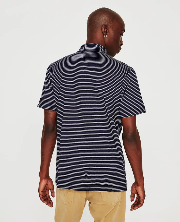 AG Jeans Polos Men Bryce Polo DEEP AEGEANTRUE WHITE AG Jeans Polos Men Bryce Polo DEEP AEGEANTRUE WHITE