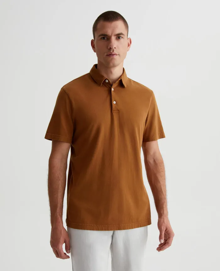AG Jeans Polos Men Bryce Polo TREE BARK