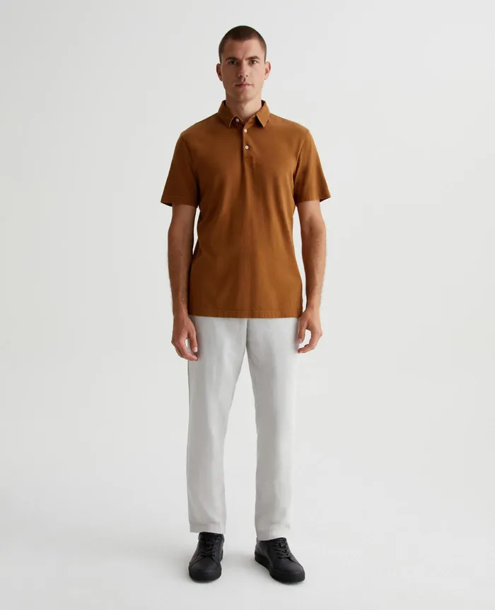 AG Jeans Polos Men Bryce Polo TREE BARK AG Jeans Polos Men Bryce Polo TREE BARK