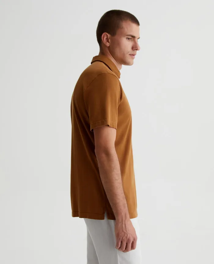 AG Jeans Polos Men Bryce Polo TREE BARK AG Jeans Polos Men Bryce Polo TREE BARK
