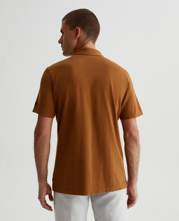 AG Jeans Polos Men Bryce Polo TREE BARK AG Jeans Polos Men Bryce Polo TREE BARK