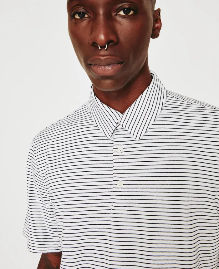 AG Jeans Polos Men Bryce Polo TRUE WHITETRUE BLACK AG Jeans Polos Men Bryce Polo TRUE WHITETRUE BLACK
