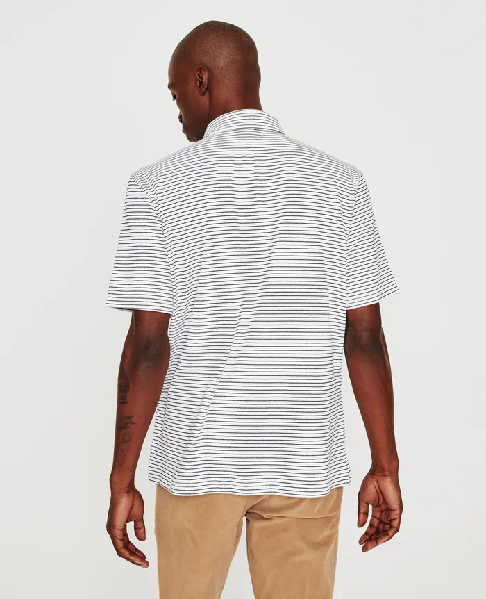 AG Jeans Polos Men Bryce Polo TRUE WHITETRUE BLACK AG Jeans Polos Men Bryce Polo TRUE WHITETRUE BLACK