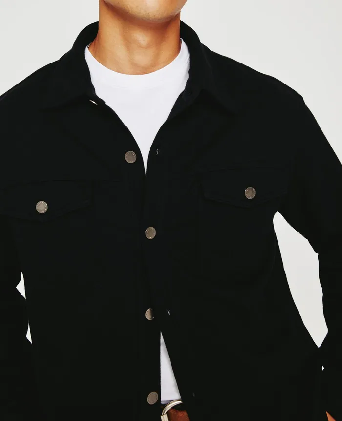 AG Jeans Shirts Men Elias Shirt Jacket TRUE BLACK AG Jeans Shirts Men Elias Shirt Jacket TRUE BLACK