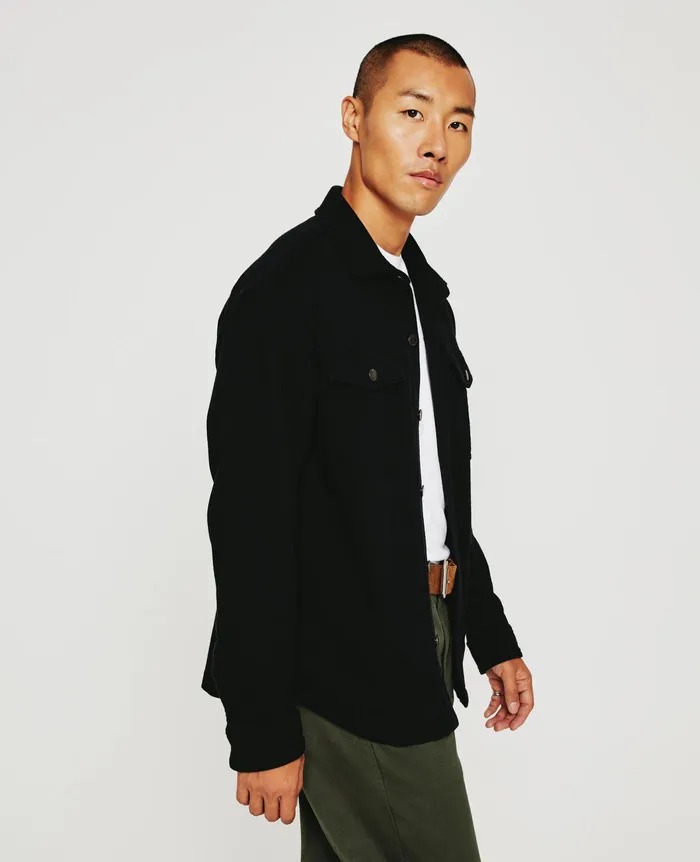 AG Jeans Shirts Men Elias Shirt Jacket TRUE BLACK AG Jeans Shirts Men Elias Shirt Jacket TRUE BLACK