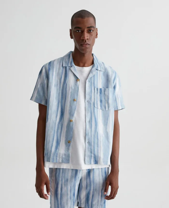 AG Jeans Shirts Men Foster Shirt BRUSH STROKES CLEAR SKIES