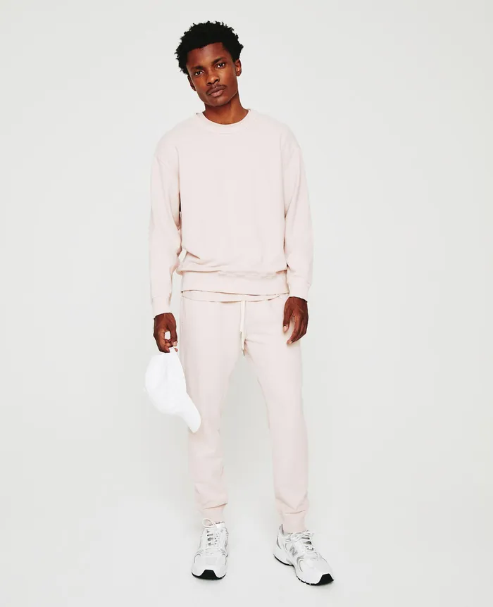 AG Jeans Sweatshirts Men Arc Crew VINTAGE PINK AG Jeans Sweatshirts Men Arc Crew VINTAGE PINK
