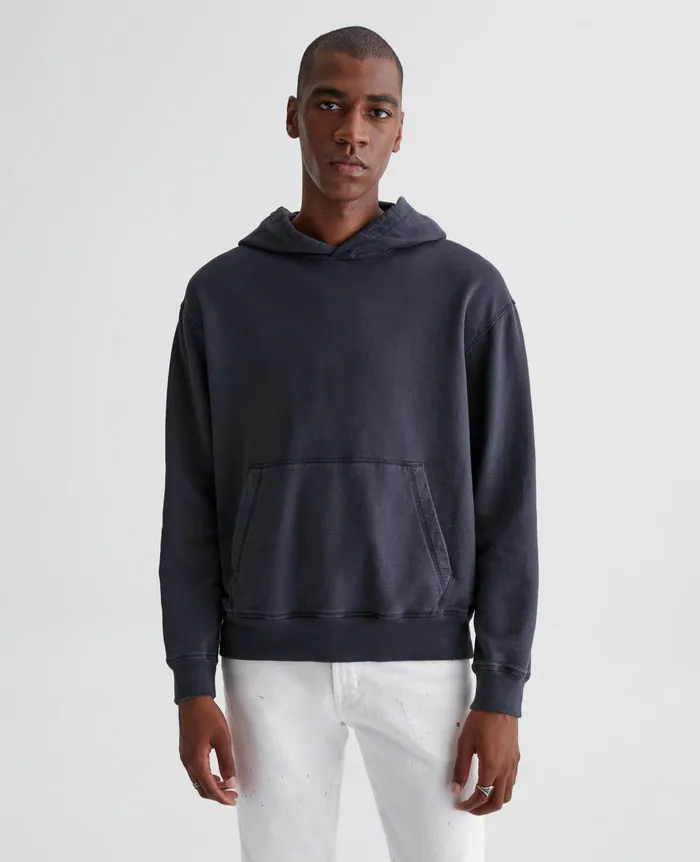 AG Jeans Sweatshirts Men Arc Hoodie 5 YEARS TRUE BLACK
