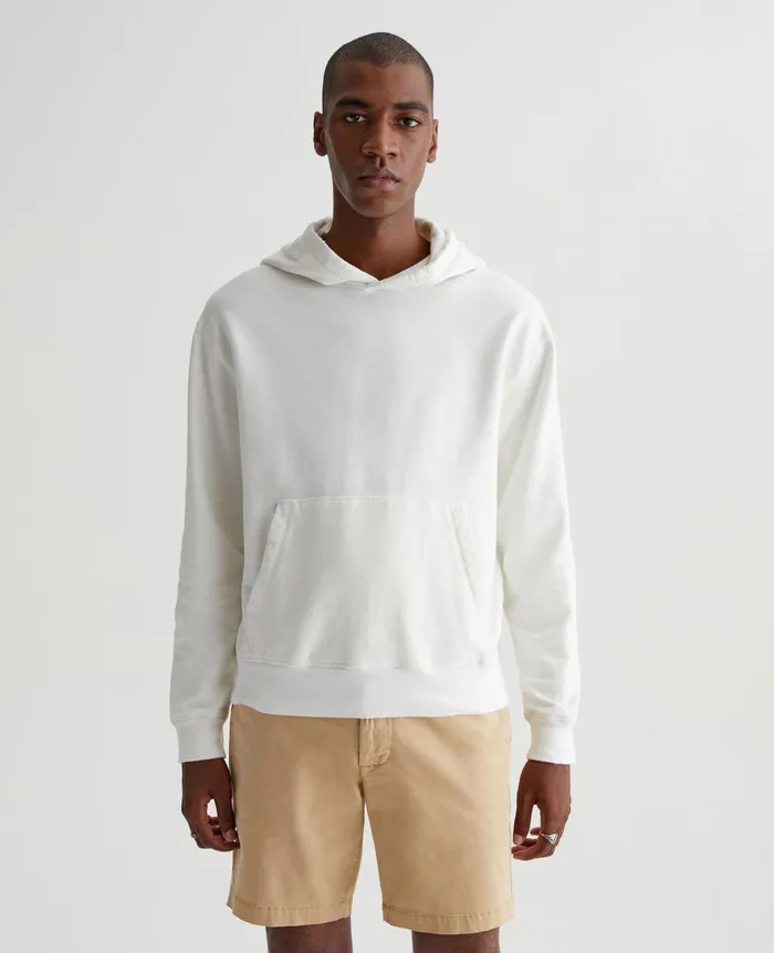 AG Jeans Sweatshirts Men Arc Hoodie 5 YEARS TRUE WHITE