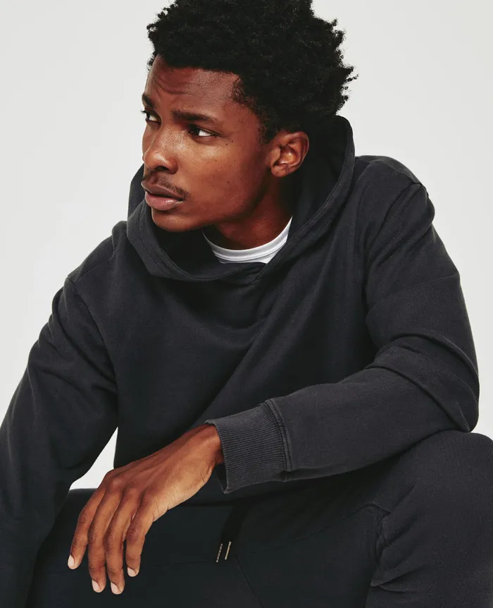 AG Jeans Sweatshirts Men Arc Hoodie INK STONE