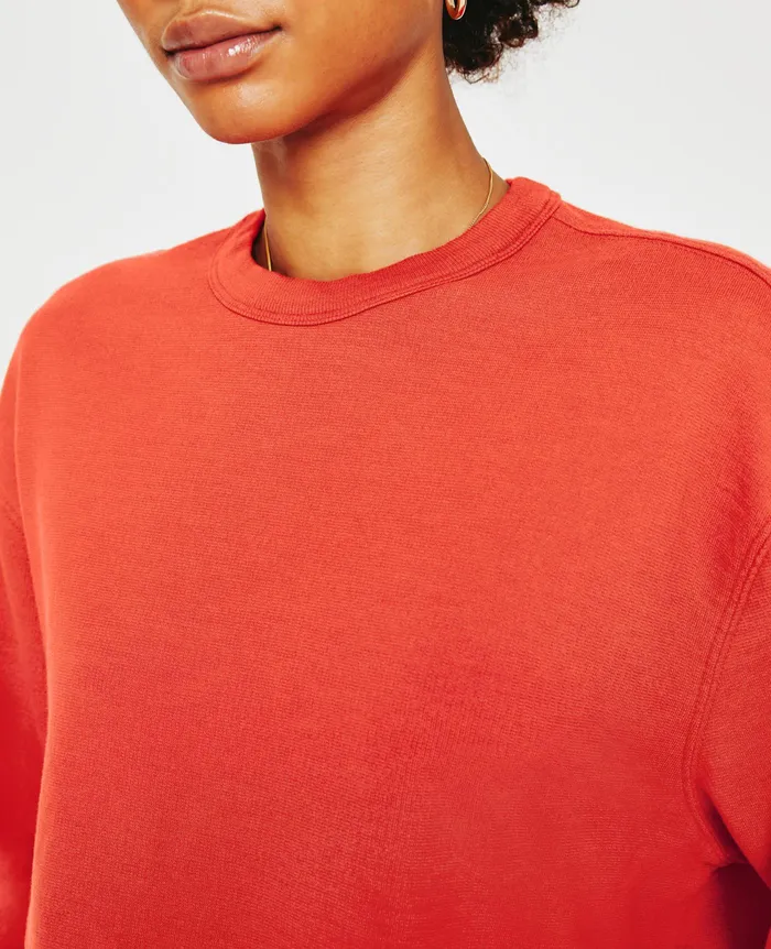 AG Jeans Sweatshirts Women Nova Crew TERRA COTTA AG Jeans Sweatshirts Women Nova Crew TERRA COTTA