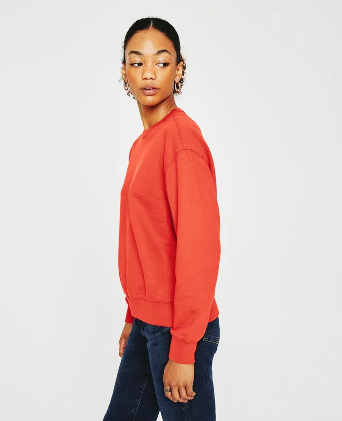 AG Jeans Sweatshirts Women Nova Crew TERRA COTTA AG Jeans Sweatshirts Women Nova Crew TERRA COTTA