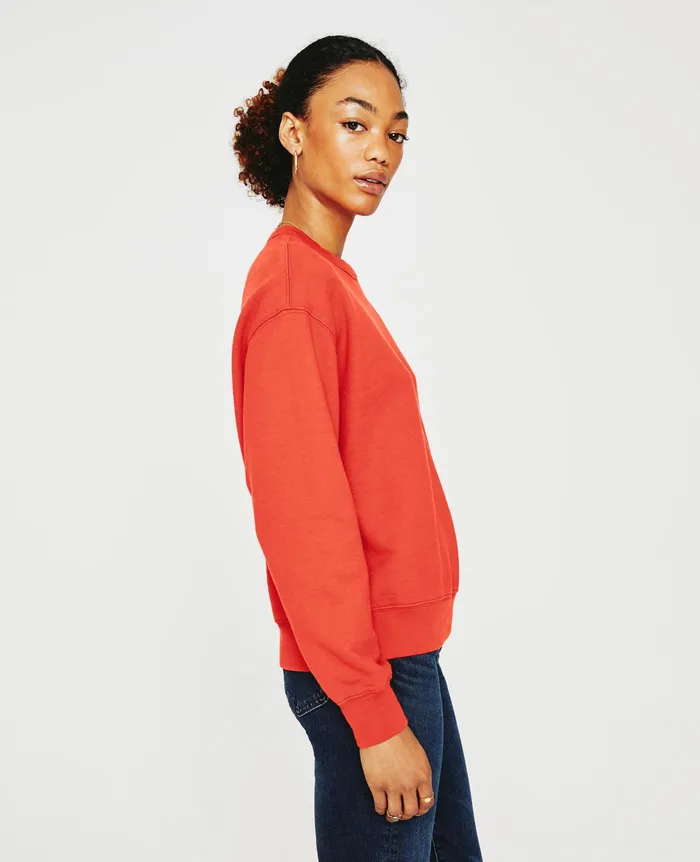 AG Jeans Sweatshirts Women Nova Crew TERRA COTTA AG Jeans Sweatshirts Women Nova Crew TERRA COTTA
