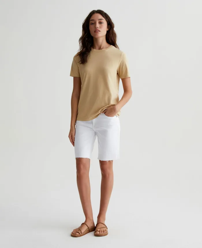 AG Jeans Tees and Tanks Women Jagger Crew WHEAT FIELDS AG Jeans Tees and Tanks Women Jagger Crew WHEAT FIELDS