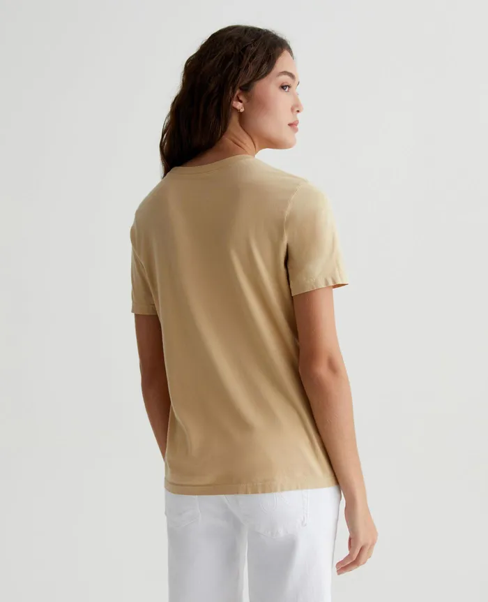 AG Jeans Tees and Tanks Women Jagger Crew WHEAT FIELDS AG Jeans Tees and Tanks Women Jagger Crew WHEAT FIELDS