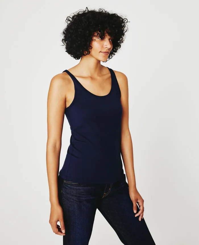 AG Jeans Tees and Tanks Women Jagger Tank DEEP NAVY