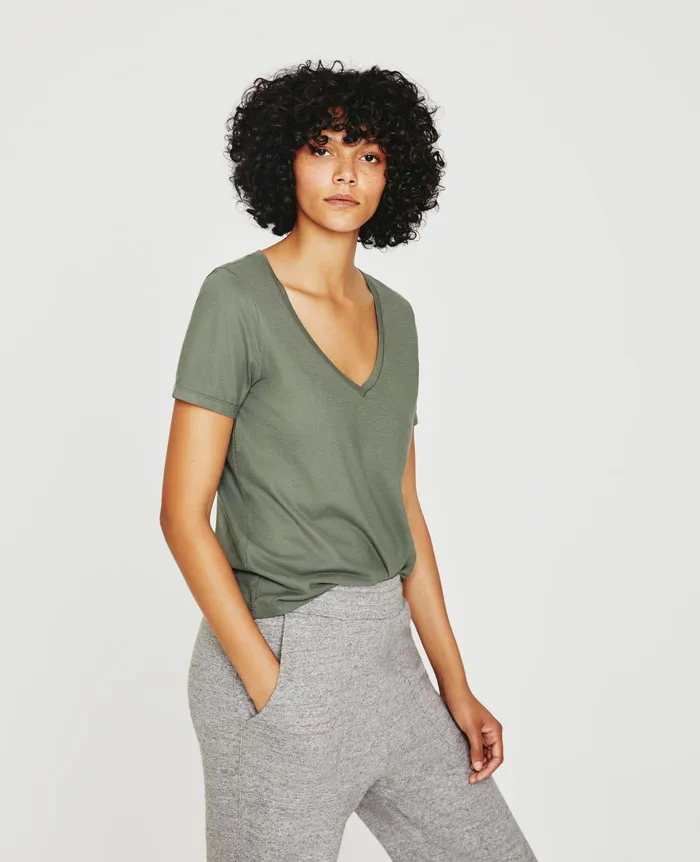 AG Jeans Tees and Tanks Women Jagger Vee HUNTER SAGE AG Jeans Tees and Tanks Women Jagger Vee HUNTER SAGE