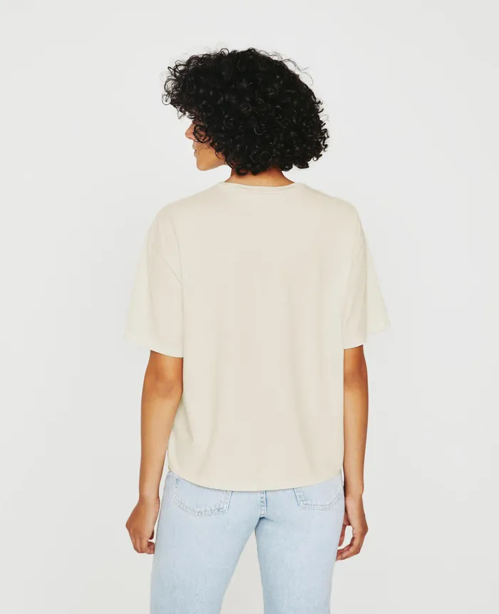 AG Jeans Tees and Tanks Women Karter ExBoyfriend IVORY DUST AG Jeans Tees and Tanks Women Karter ExBoyfriend IVORY DUST