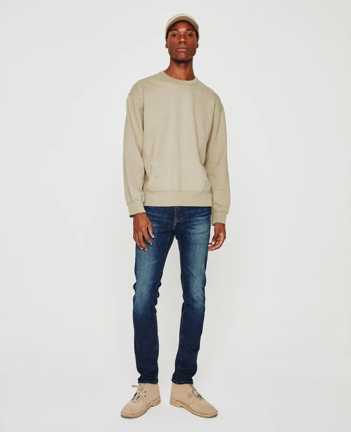 AG Jeans Tees Men Arc Crew STONE DOT NATURAL MULTI AG Jeans Tees Men Arc Crew STONE DOT NATURAL MULTI