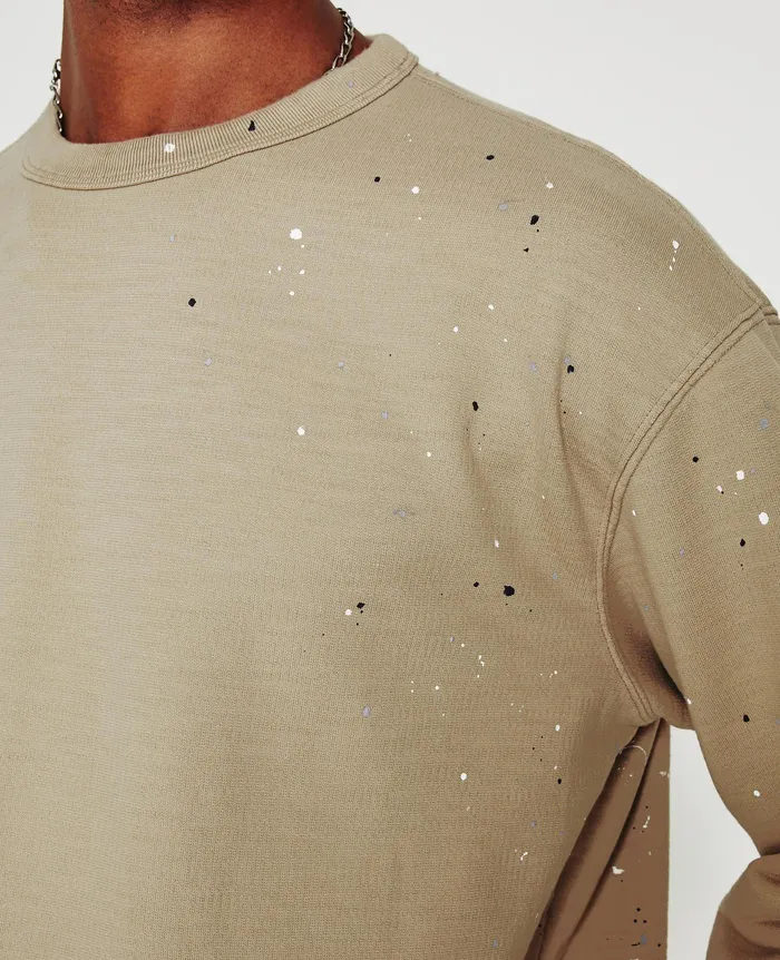 AG Jeans Tees Men Arc Crew STONE DOT NATURAL MULTI AG Jeans Tees Men Arc Crew STONE DOT NATURAL MULTI